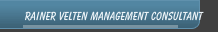 Rainer Velten Management Consultant